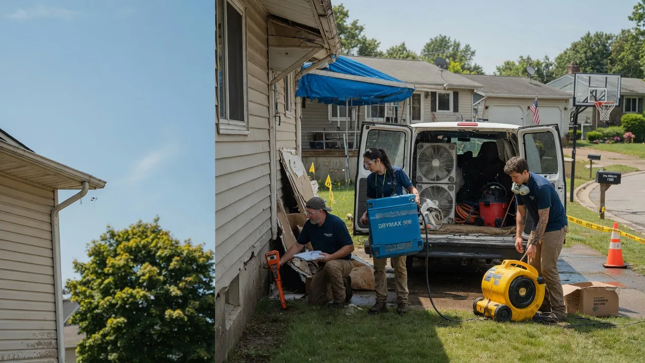 Ceiling Leak Cleanup in Sunfield, MI near me